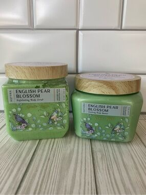 Grass Roots English Pear Blossom Body Scrub / Body Butter 37.5 oz.